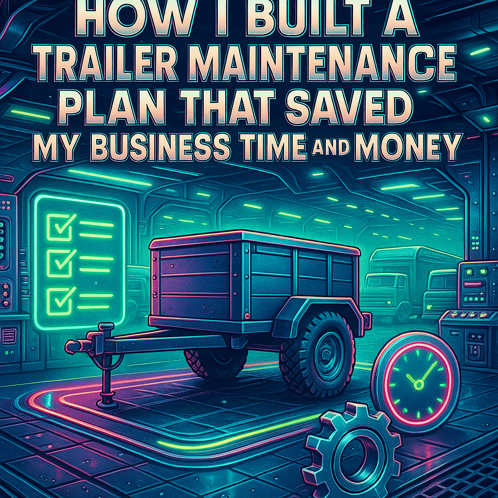 How I Built a Trailer Maintenance Plan That Saved My Business Time and Money